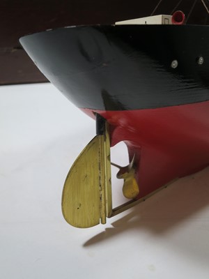 Lot 53 - A POND MODEL CARGO SHIP BY BASSETT LOWKE, C. 1935