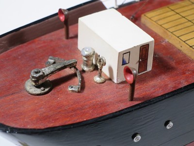 Lot 53 - A POND MODEL CARGO SHIP BY BASSETT LOWKE, C. 1935
