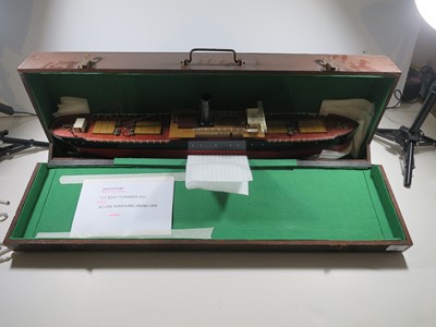 Lot 53 - A POND MODEL CARGO SHIP BY BASSETT LOWKE, C. 1935