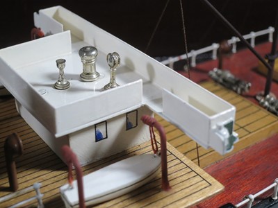 Lot 53 - A POND MODEL CARGO SHIP BY BASSETT LOWKE, C. 1935