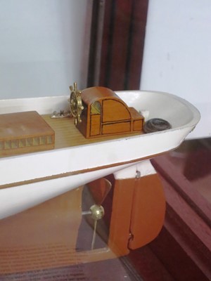 Lot 54 - A MODEL OF THE STEAM YACHT VENUS, CIRCA 1902