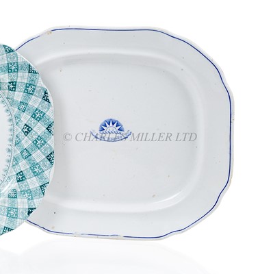 Lot 70 - P&O LINE CALENDONIAN PATTERN PLATTER, C. 1840.