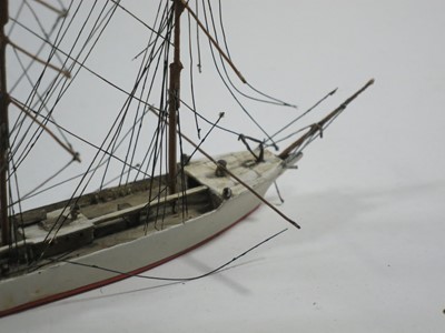 Lot 42 - A 1:600 WATERLINE MODEL OF S.S. SCOT BY BASSETT LOWKE