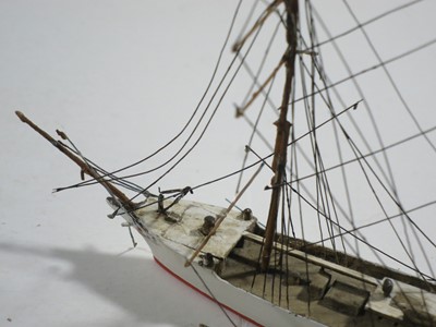 Lot 42 - A 1:600 WATERLINE MODEL OF S.S. SCOT BY BASSETT LOWKE