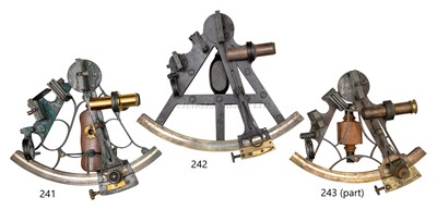 Lot 241 - A 7IN. RADIUS VERNIER SEXTANT BY HEATH AND CO., LONDON, CIRCA 1916