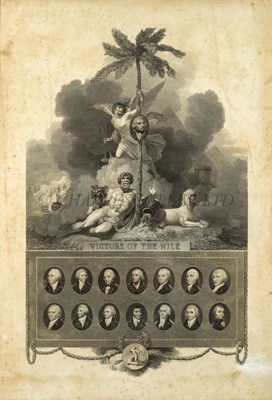 Lot 127 - BRITISH NAVAL VICTORIES: A SET OF FOUR ENGRAVINGS CIRCA 1802-1803