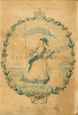 Lot 1 - GEORGE CRUIKSHANK (BRITISH, 1792-1878): THE 'TWEED'