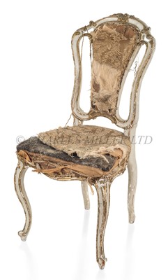 Lot 167 - SMALL SALOON CHAIR FROM R.Y. 'FAIRY' AND TWO DESIGNS OF THE STATE ROOM, C. 1845