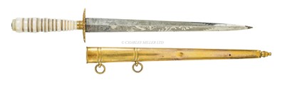 Lot 152 - Ø A NAVAL DIRK, LATE 18TH CENTURY