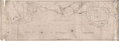 Lot 1 - 'AN ENTIRE NEW AND CORRECT CHART FROM AN ACTUAL SURVEY OF LIVERPOOL & CHESTER RIVERS...'