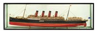 Lot 351 - AN ATTRACTIVE MIRROR-BACK HALF MODEL FOR THE...