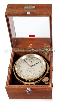Lot 294 - AN EIGHT-DAY MARINE CHRONOMETER BY THOMAS MERCER, ST. ALBANS, NO. 647N, CIRCA 1962