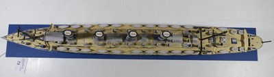 Lot 73 - A FINE BUILDER'S MODEL FOR THE R.M.S. 'AQUITANIA', CONSTRUCTED BY JOHN BROWN & CO., CLYDEBANK FOR CUNARD, 1914
