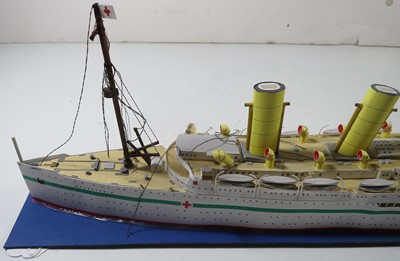 Lot 73 - A FINE BUILDER'S MODEL FOR THE R.M.S. 'AQUITANIA', CONSTRUCTED BY JOHN BROWN & CO., CLYDEBANK FOR CUNARD, 1914