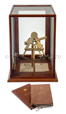 Lot 280 - 7½IN. RADIUS BRIDGE-FRAMED VERNIER SEXTANT BY JESSE RAMSDEN, LONDON, NO. 1226, CIRCA 1794