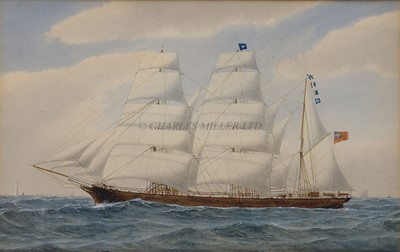 Lot 3 - ENGLISH SCHOOL (CIRCA 1890) - STUDY OF THE BARQUE BEECHWOOD