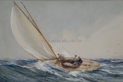Lot 42 - δ MONTAGUE DAWSON (BRITISH, 1895-1973) - THE WIND THAT FOLLOWS