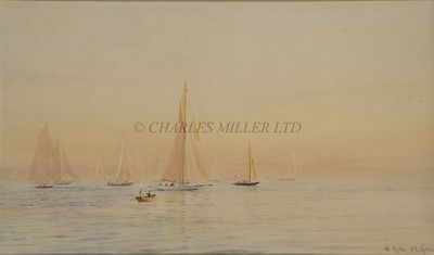 Lot 37 - WILLIAM LIONEL WYLLIE (BRITISH, 1851-1931) - OFF RYDE