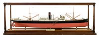 Lot 369 - A FINE BUILDER'S MODEL FOR THE S.S. CLAN...