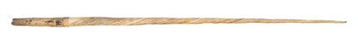 Lot 19 - Ø A FINE LATE 19TH CENTURY NARWHAL (MONODON MONOCEROS) TUSK
