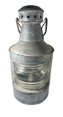 Lot 91 - A MASTHEAD LAMP, 20TH CENTURY