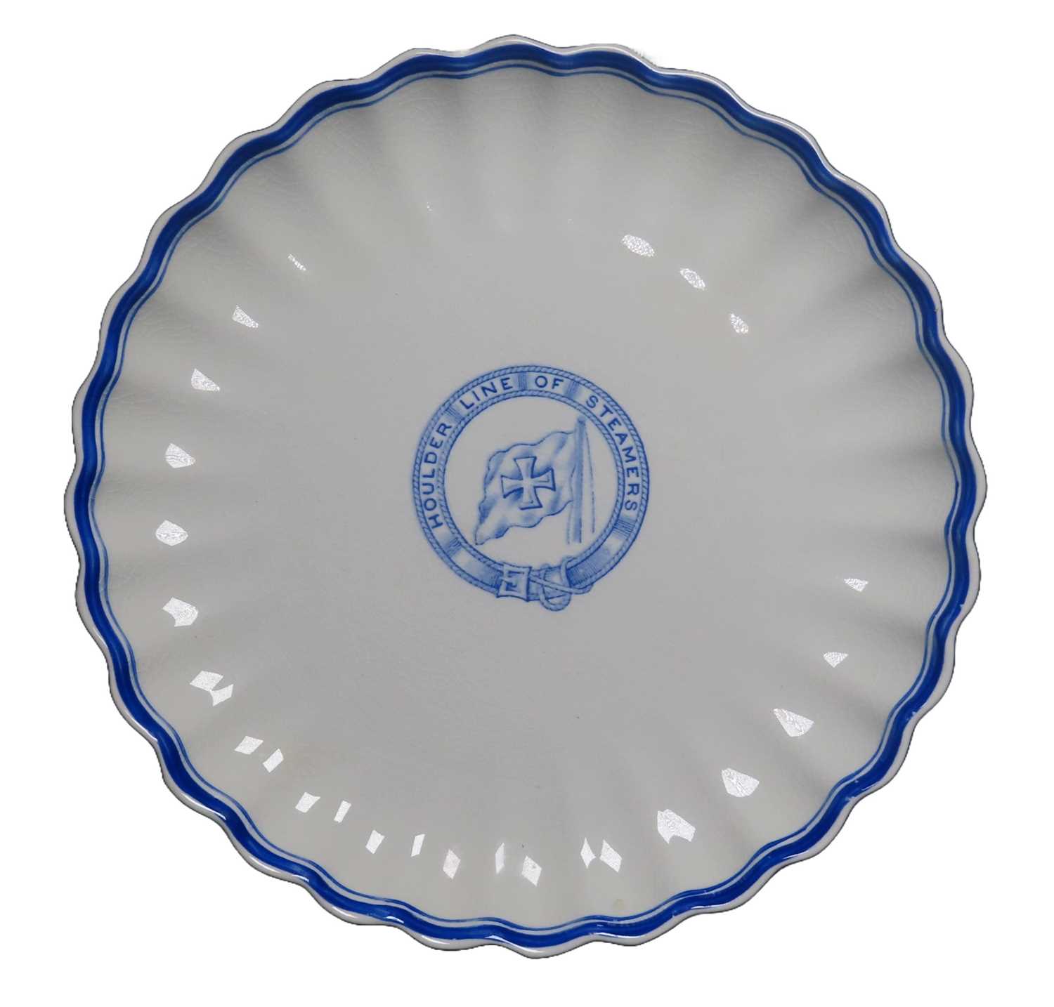 Lot 44 - HOULDER LINES PLATE, EARLY 20TH CENTURY