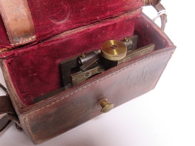 Lot 8 - A GUNNER'S LEVEL BY J. H. STEWARD, LONDON, CIRCA 1890