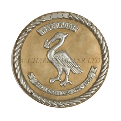 Lot 270 - A TOMPION FROM H.M. CRUISER 'LIVERPOOL', 1937