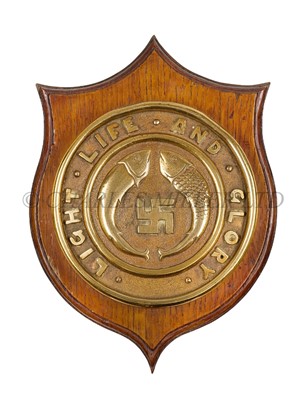Lot 269 - A RARE UNOFFICIAL TOMPION CREST FOR H.M. BATTLESHIP 'EMPEROR OF INDIA', 1913