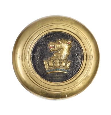 Lot 256 - AN UNOFFICIAL TOMPION CREST FROM H.M. SCOUT CRUISER 'AMPHION', 1911