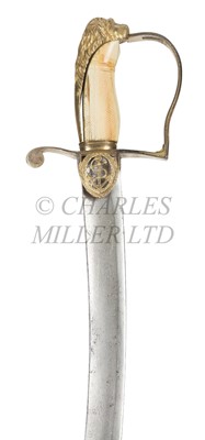 Lot 174 - Ø A LATE 18TH CENTURY GEORGIAN NAVAL OFFICER'S SWORD