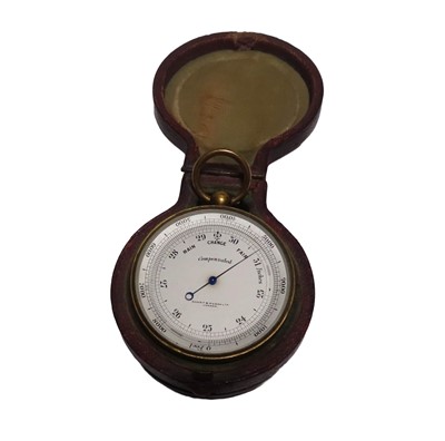 Lot 42 - A POCKET BAROMETER/COMPASS COMPENDIUM BY SHORT & MASON LTD, LONDON, 20TH CENTURY