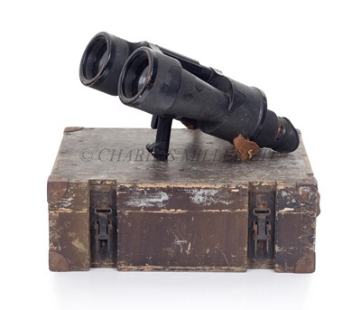 Lot 278 - A PAIR OF 8 X 60 KRIEGSMARINE U-BOAT BINOCULARS BY CARL ZEISS, JENA, 1941