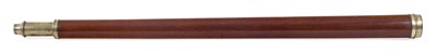 Lot 163 - A 2IN. SINGLE DRAW MARINE TELESCOPE BY GILBERT & WRIGHT, LONDON, CIRCA 1790