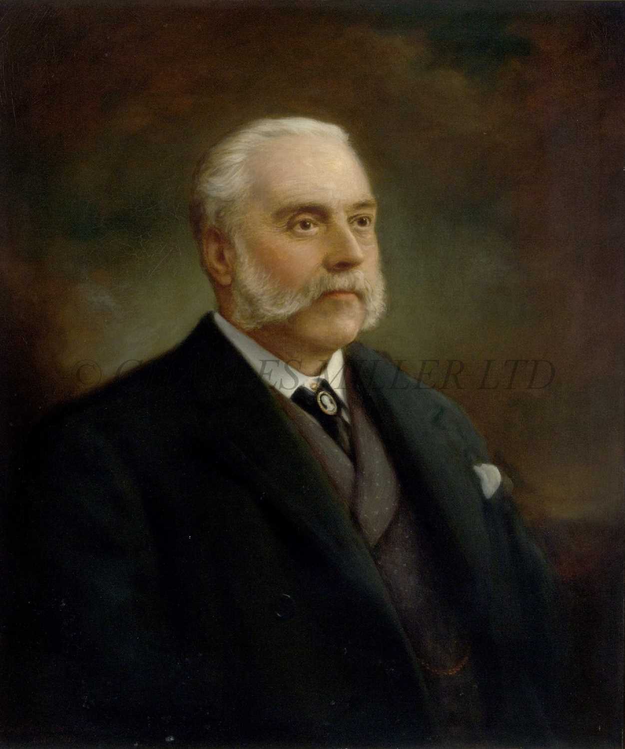 Lot 57 - JOHN HORSBURGH (SCOTTISH, 1835-1924) - Portrait of Walter Holland, director of Lamport & Holt