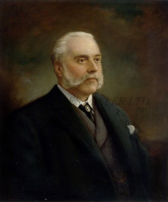 Lot 93 - JOHN HORSBURGH (SCOTTISH, 1835-1924) - Portrait of Walter Holland, director of Lamport & Holt