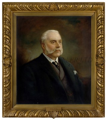Lot 57 - JOHN HORSBURGH (SCOTTISH, 1835-1924) - Portrait of Walter Holland, director of Lamport & Holt