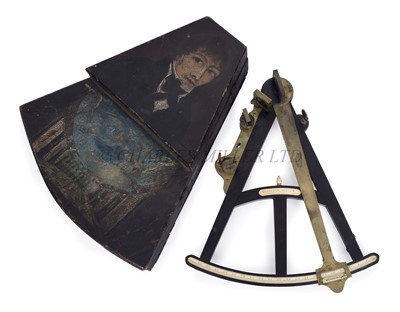 Lot 7 - Ø A 13½IN. RADIUS OCTANT BY BRADFORD LONDON, CIRCA 1800