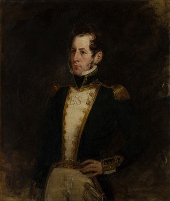 Lot 173 - MANNER OF THOMAS LAWRENCE (BRITISH, 1769-1830) - Portrait of Commander Henry Rokeby R.N