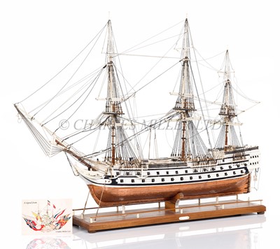 Lot 151 - A MODERN FRENCH PRISONER-OF-WAR STYLE BONE MODEL BY DENNIS PEERS