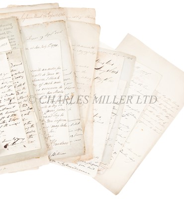 Lot 137 - A QUANTITY OF 18TH-19TH CENTURY MANUSCRIPT NAVAL EPHEMERA