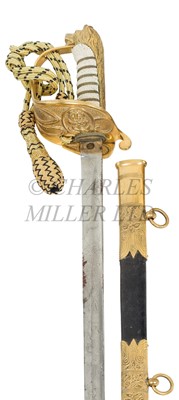 Lot 251 - AN 1846-PATTERN ROYAL NAVY FLAG OFFICER'S DRESS SWORD, EARLY 20TH CENTURY