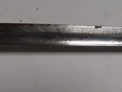 Lot 251 - AN 1846-PATTERN ROYAL NAVY FLAG OFFICER'S DRESS SWORD, EARLY 20TH CENTURY