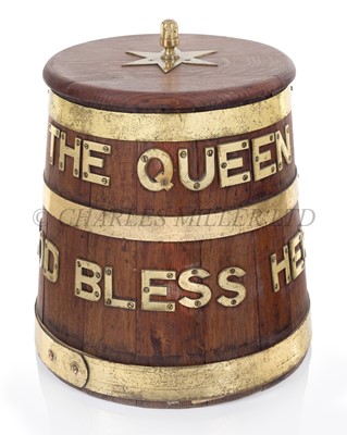 Lot 245 - A ROYAL NAVY GROG CASK, SECOND-HALF 20TH CENTURY