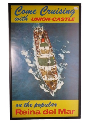 Lot 70 - A UNION-CASTLE LINE TRAVEL POSTER, CIRCA 1955