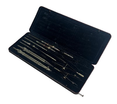 Lot 5 - A CASED SET OF DRAWING INSTRUMENTS BY C. RIEFLER NESSELWANG & MÜNCHEN