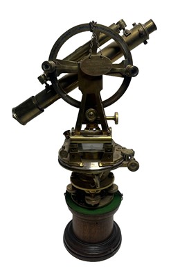 Lot 109 - A FULL-CIRCLE TRANSIT THEODOLITE BY ELLIOTT BROTHERS, 30 STRAND LONDON, CIRCA 1860
