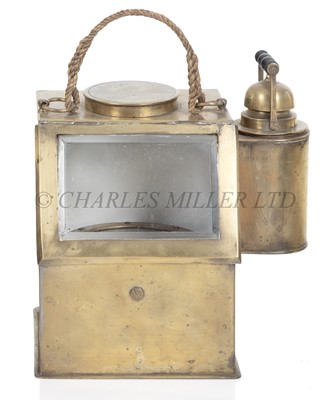 Lot 321 - A COPPER BOAT BINNACLE COMPASS BY D. MCGREGOR & CO., LIVERPOOL, CIRCA 1900