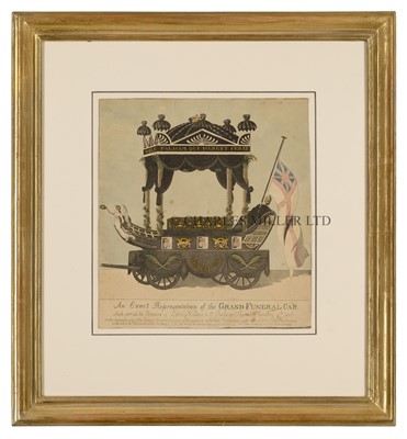Lot 42 - ‘AN EXACT REPRESENTATION OF THE GRAND FUNERAL CAR’