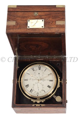Lot 231 - Ø A SEVEN-DAY MARINE CHRONOMETER BY MCLACHLAN, LONDON, CIRCA 1870